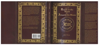 ''From the Earth to the Moon & Around the Moon'' Limited Edition Novel Signed by Five Apollo Astronauts: Walt Cunningham, Frank Borman, James McDivitt, Charlie Duke & Fred Haise